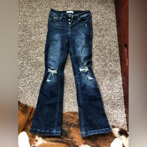 Kancan jeans, button up fly, size 5. Like new